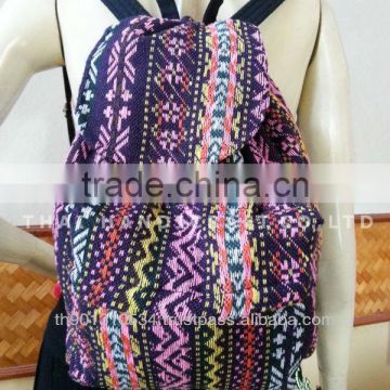 Embroidered HMONG HILL TRIBE Backpack School Bag Travel Bag Unisex Bag