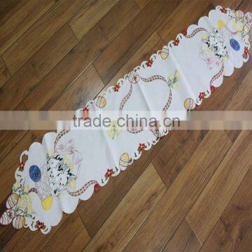 100% polyester table runners with rabbit