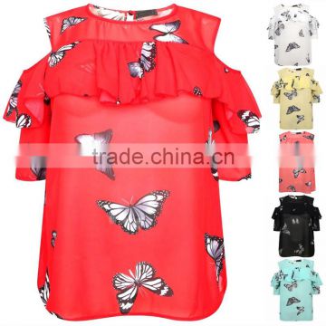 Best quality crazy selling middle aged women blouse