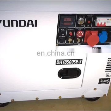 Famous powered 10kw diesel generator three phase super silent