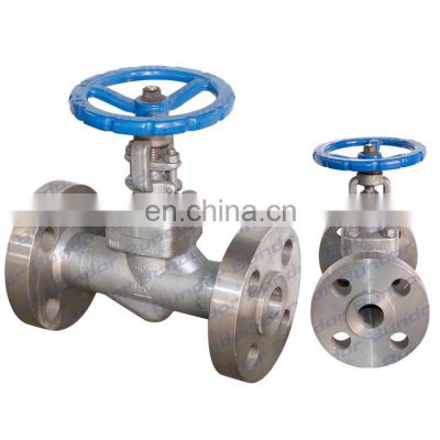 Bundor Stainless Steel globe valve dn40 DN50-600 PN25 flange connection end control globe valve
