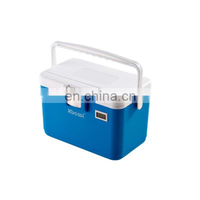 8L Outdoor Camping Fishing Ice Box Custom Logo Portable Plastic Cooler Box for Beer Cans