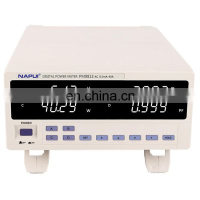 NAPUI PM9813 Multi-functional Digital Power Meter V W VA PF Hz Analyzer