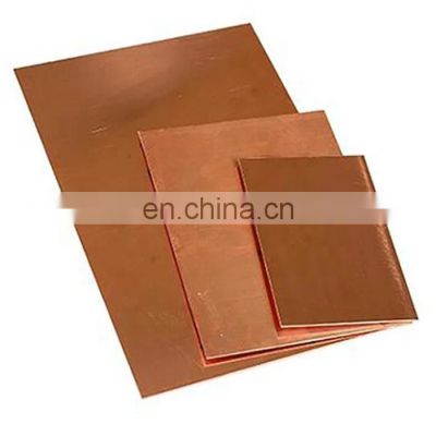 Reliable copper sheet manufacturer 15mm copper sheet plate