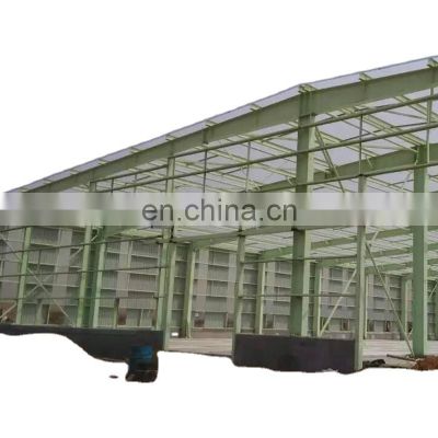 China made real rice milling workshop prefab steel structures factory in 2021