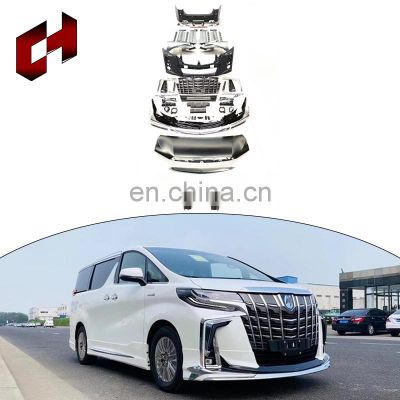 Ch Front Bumper Grille Side Skirts Tail Throat Full Bodykit For Toyota Alphard 08 upgrade to 18 SC Modellista Model