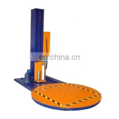 Automatic pallet stretch film wrap wrapping machine