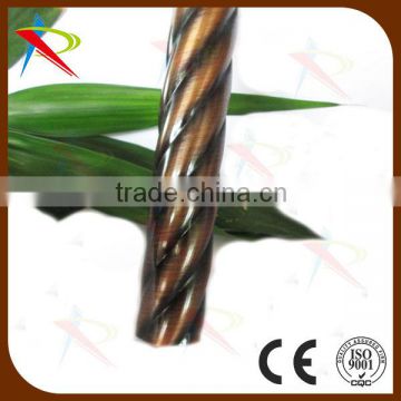 Rough Twisted tube for curtain / twist curtain pipe