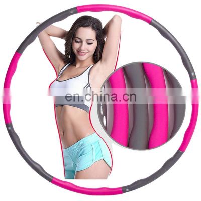 Low moq cheap price  for Germany market new gym fitness home exercise women household hoolah hoop fitness for adults