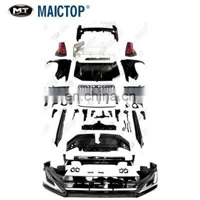 MAICTOP car accessories body kit for landcruiser prado 2010-2017 upgrade to 2018 model good quality  led headlight taillight