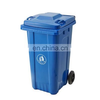 100 Liter Blue Garbage Bin Mobile Dustbin Waste Container Products Plastic Trash Can