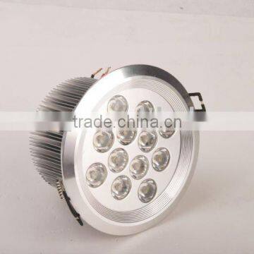 Opening size 120mm 12*1w led downlight