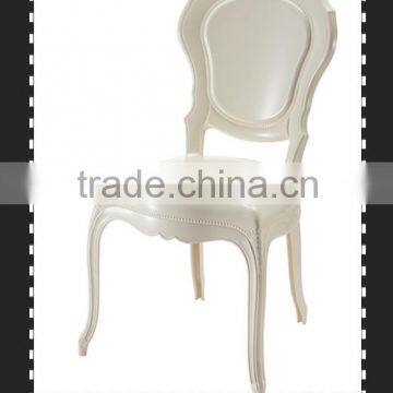 crystal clear wedding chair