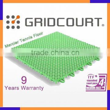 Gridcourt Mercier tennis court flooring