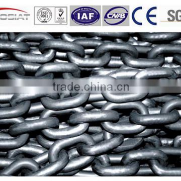 black painted studless anchor chain
