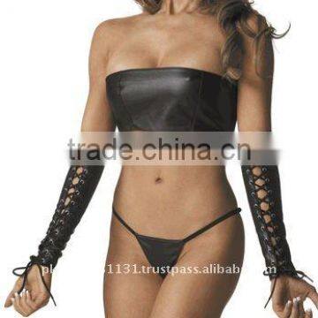 leather ladies gloves