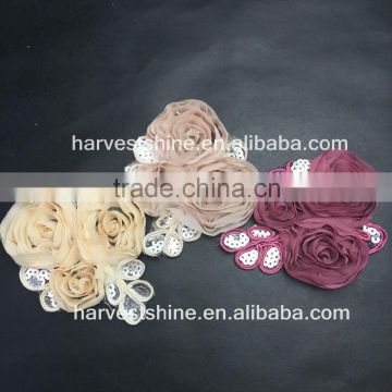 Sequins Flower Aplique,Children Garment Applique,fabric flower applique