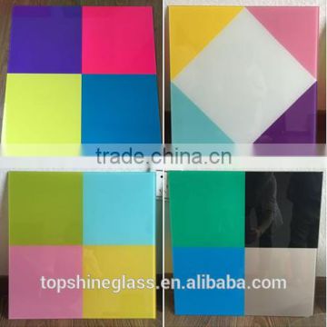 Any color Glass whiteboard / Any color glass writing board with ANSI and EN12150 certificate