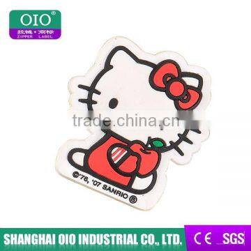 So cute pvc label design logo for garment clothing & jeans