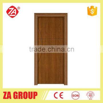 Apartment house design interior pvc door with glass