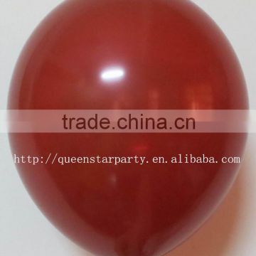 Latex balloons party balloons standard / pastel color burgundy