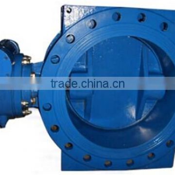 AWWA C504 Double Flange Eccentric Butterfly Valve