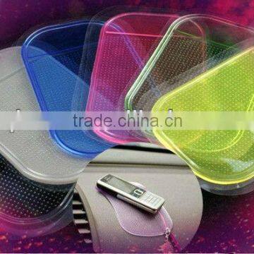 mixed color stock anti slip pad,pu gel anti slip pad ,dashboard anti slip pad