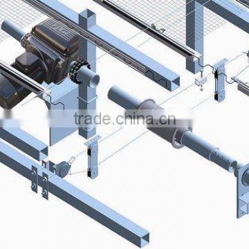 Cable driven shading system principle