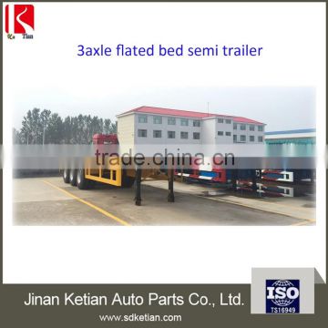flated bed semi trailer