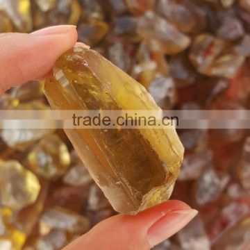 High Quality Natural Rock Clear Citrine Crystal Rough Stones