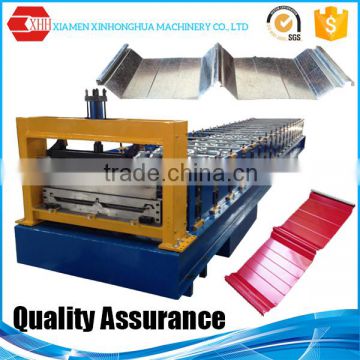 Standing seam with lock metal roll forming machine