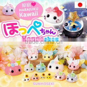 Japanese handmade Hoppe-chan figurines as silicon gift popular in girls