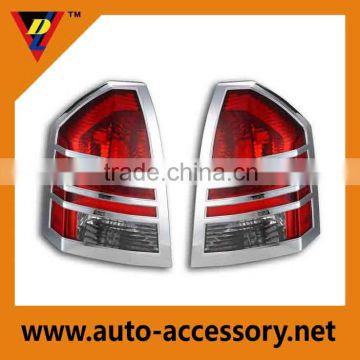 ISO9001:2008 custom easily intalled chrome taillight cover for dodge charger
