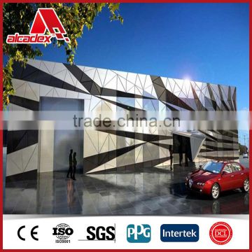 mirror finished aluminum composites acp for decoration screen