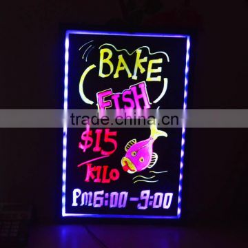 2015 Restaurant Hotel Equipment RGB LED Writing Display