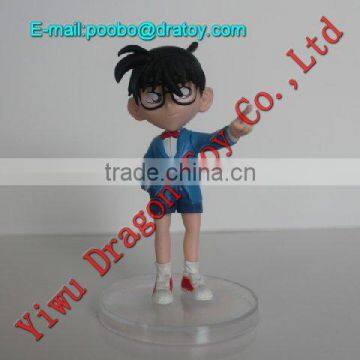 Detective conan cartoon plastic figurines