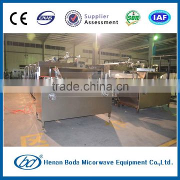 Industrial tunnel type Chinese pickles microwave sterilization /sterilizing machine