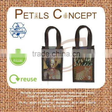 Jute bag with picture