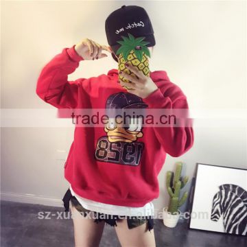 New Design Your Own Hoodie Sweater Pullover Women Loose Hoodie