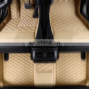 Leather Car Floor Mats Waterproof without LOGO Fit for Infiniti G37 2008~2013 Convertible 2-Door beige