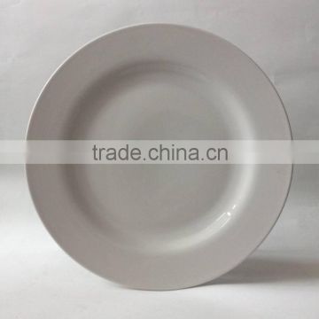 10inch white porcelain dinner plate