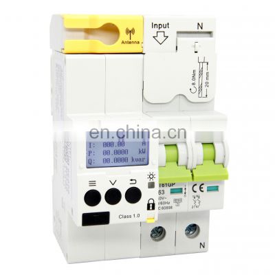 matis Single phase 32A Prepaid online remote control monitoring energy meter with RS485 control