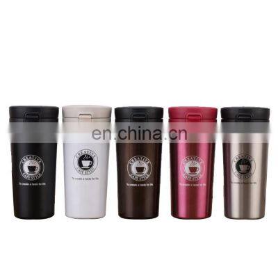 Ready to Ship Double Walled Stainless Steel Travel Coffee Mugs&Tumblers with Handle
