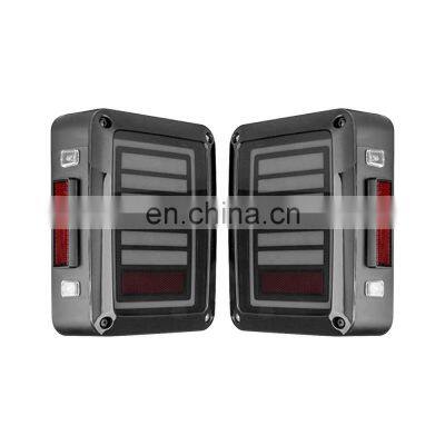 Tail Light Rear Lamp For Jeep Wrangler JK JKU 2007-2018 With DRL+Reverse+Brake Compatible