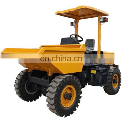 2Ton China Agricultural Dumper Hydraulic Steering Concrete Wheel Mini Dumper