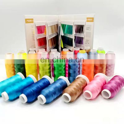 Dyed 100% Rayon Embroidery Thread 120d/2 for Embroidery Machine - China  Embroidery Thread and 5000m Embroidery Thread price