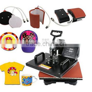 4 in 1 multi-purpose combo Heat press Machine heat transfer paper printing machine