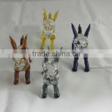 Rabbit Shaped Glass Craft Wholesale/Distributor