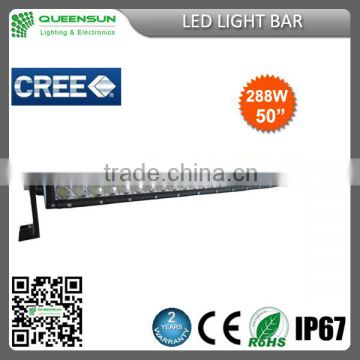 50inch 288W LED light bar 96pcs*3W high intensity Chip Curved LED light bar DRCLB288-C