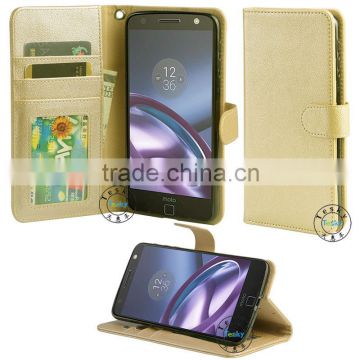 For moto Z wallet case,leather phone case for moto Z